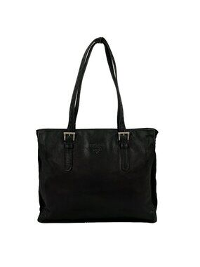 Prada Shoulder Bag Black Leather